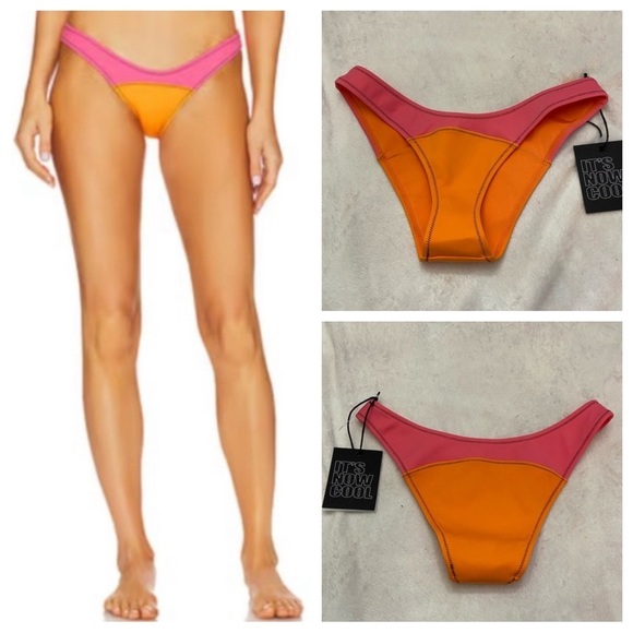 New! Free People Bikini Bottom in Saint Tropez Tangerin 28629 - Picture 10 of 10